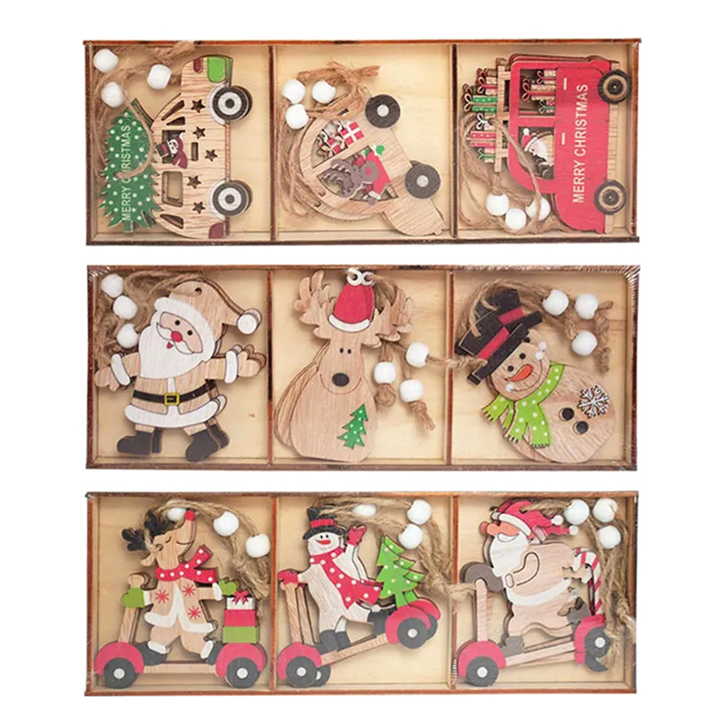 Candle Lighter - Wooden Christmas Pendant Merry Christmas Decoration