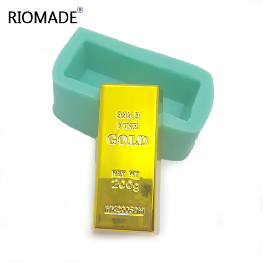 Gold Brick Shape Silicone Mold - Candle Molds review and price