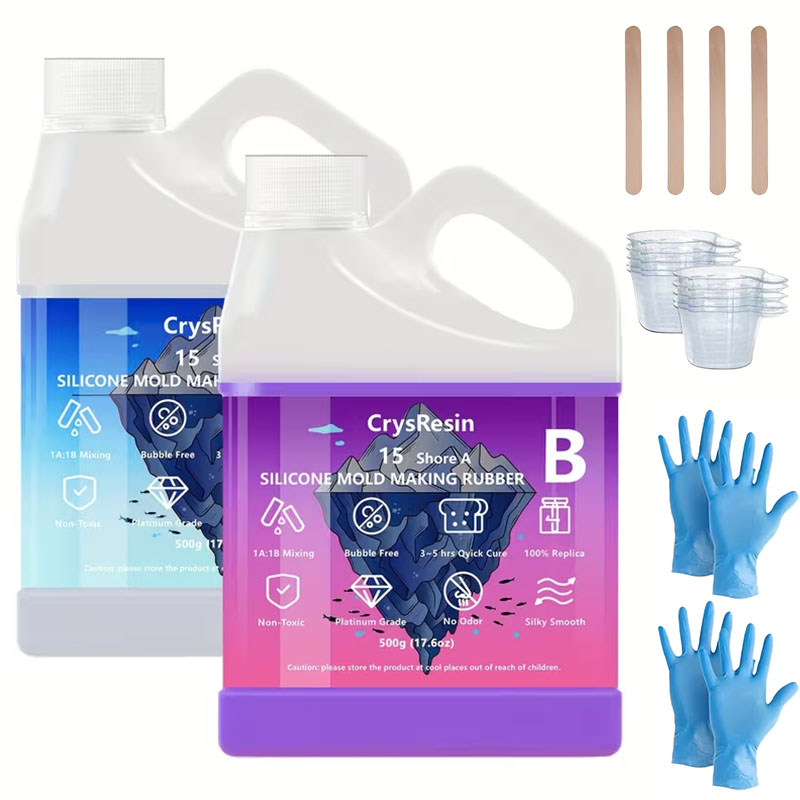 500ml 2 Bottles Liquid Silicon - Candle Molds review and price