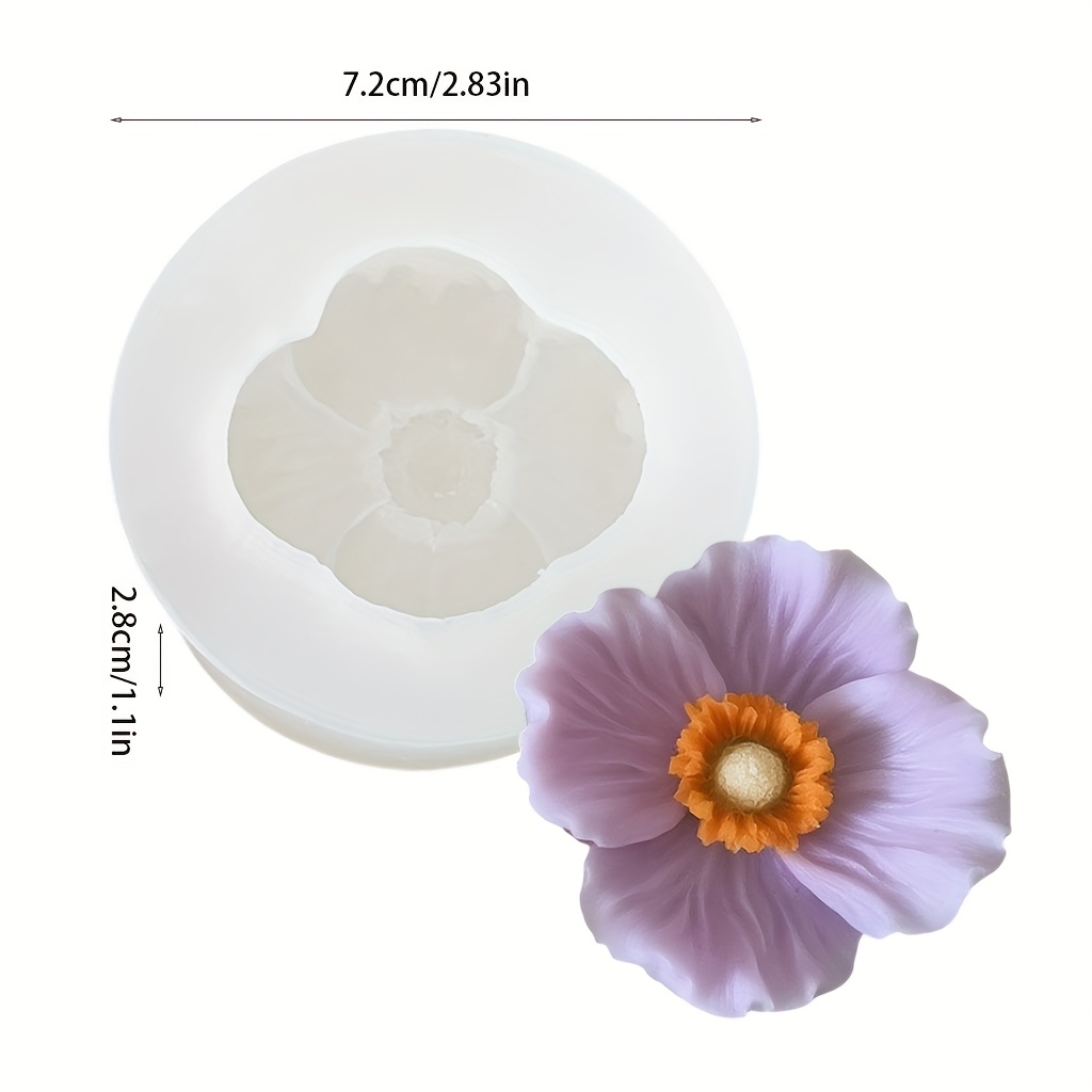 Flower Silicone Candle Mold, C - Candle Containers review and price
