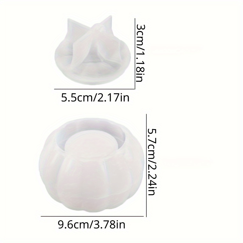 2pcs Pumpkin Jar Silicone Mold - Candle Molds review and price
