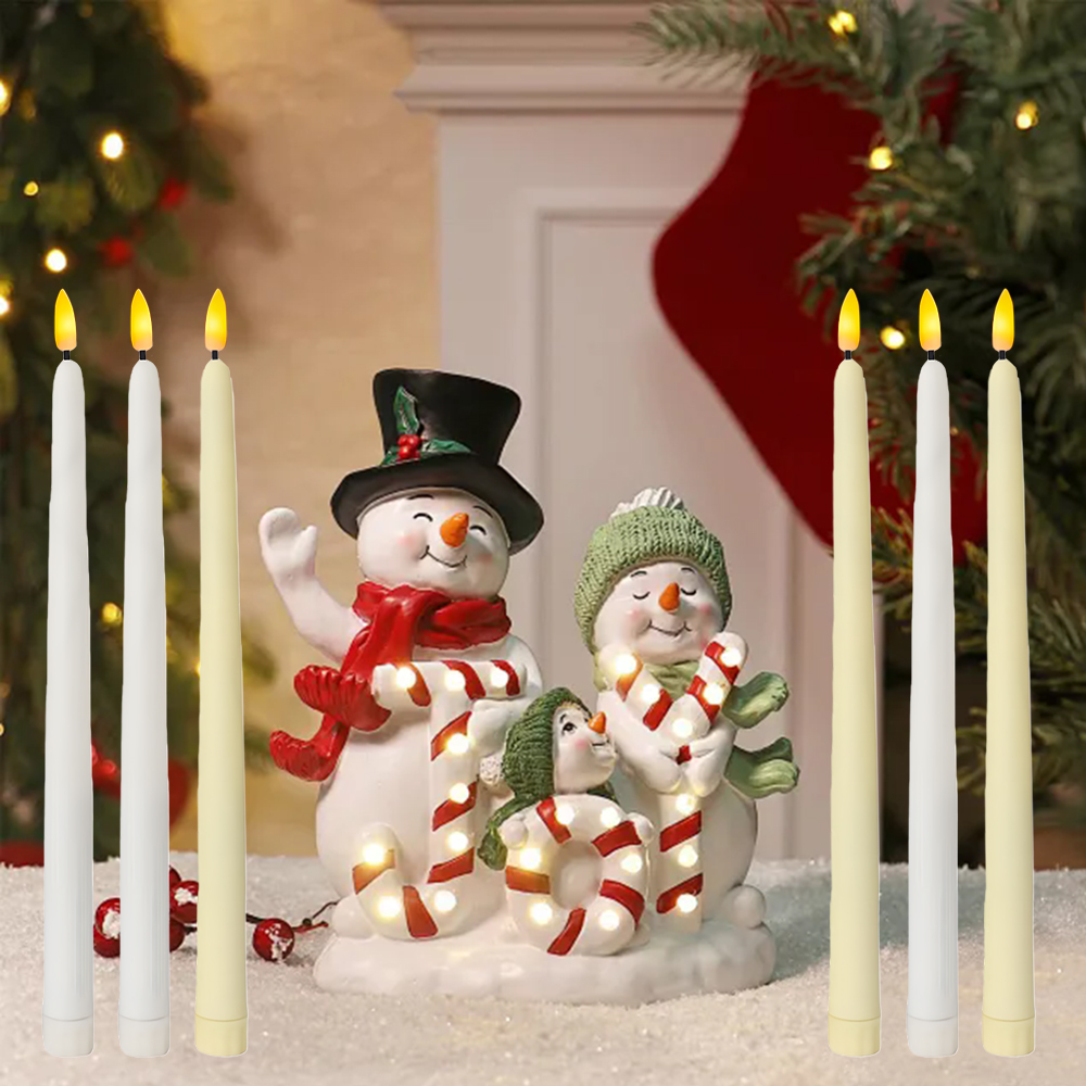 6pcs LED Flameless Taper Candl - Silk Candle review and price