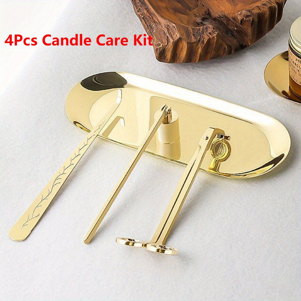 4pcs/set Luxury Candle Care Ki - Candle Wick review and price