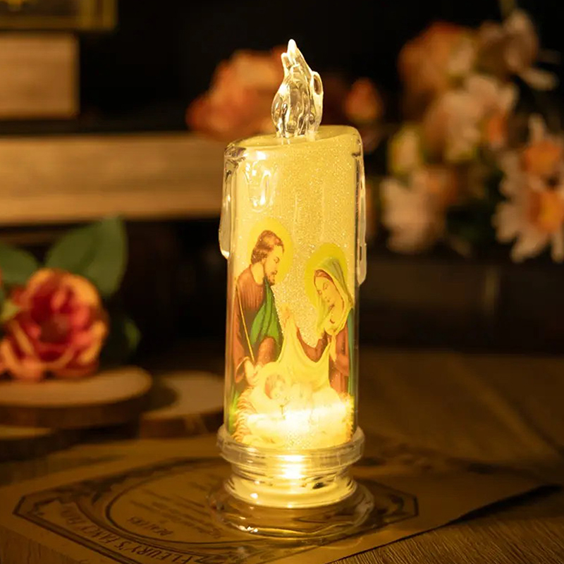 Jesus Virgin Christ LED Candle - Silk Candle review and price
