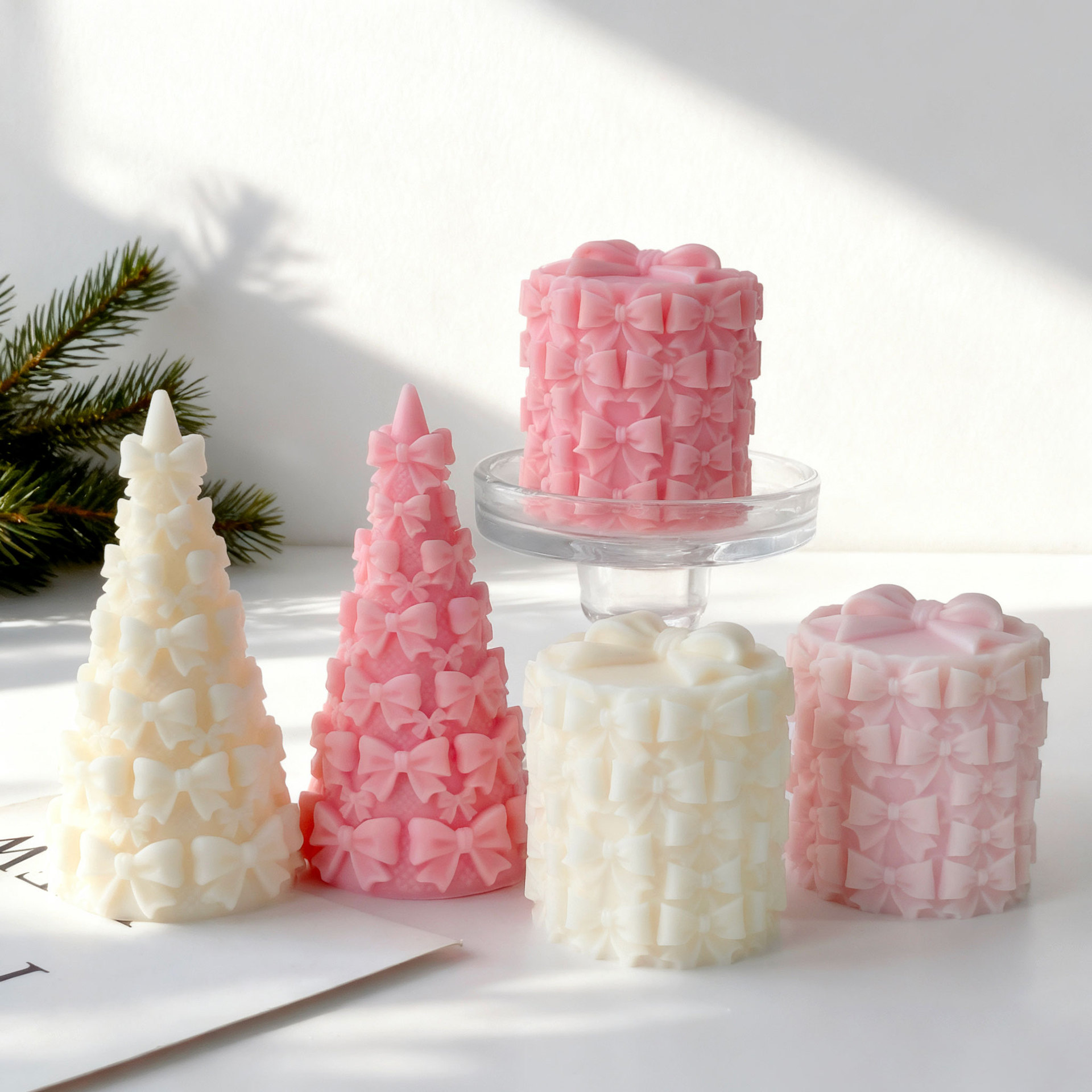 3D Bow Tie Christmas Tree Gift - Candle Containers review and price