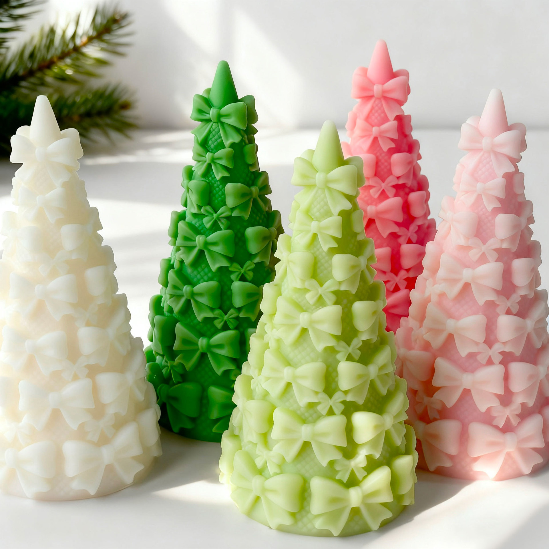 3D Bow Tie Christmas Tree Gift - Candle Containers review and price