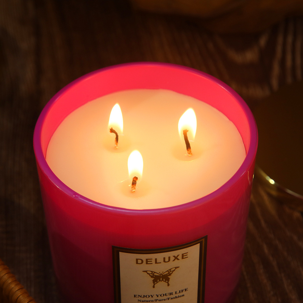 400G gold cover glass scented  - Soy Wax review and price