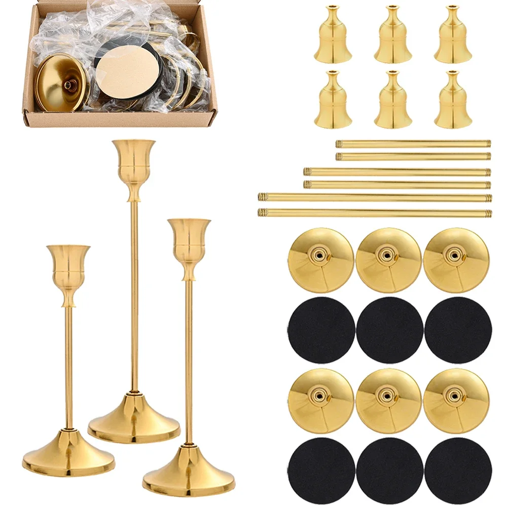 6 Sets Candle Holders Vintage  - Silk Candle review and price