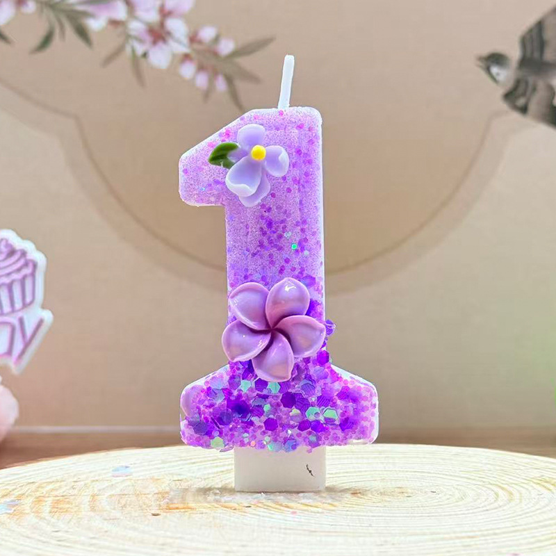 Soft Deep Purple Gradient Purp - Silk Candle review and price