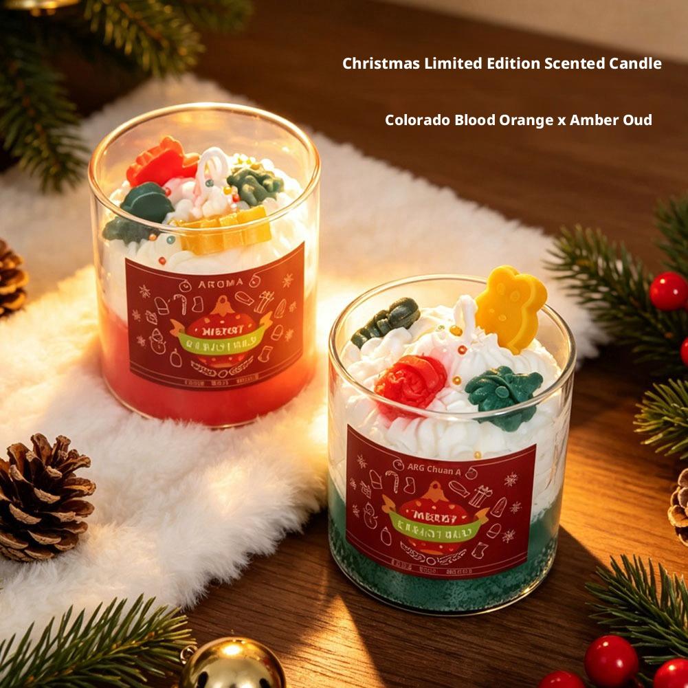 Christmas Scented Candle Glass - Soy Wax review and price