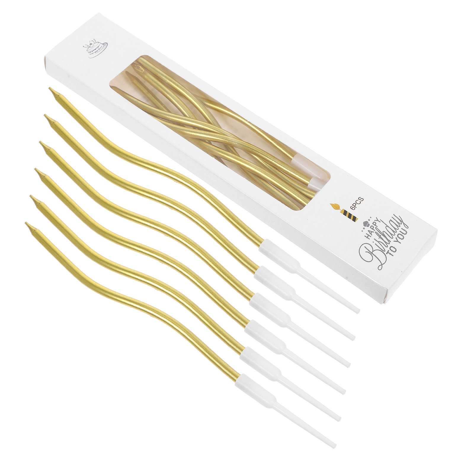 72Pcs Spiral Birthday Candles  - Paraffin Wax review and price