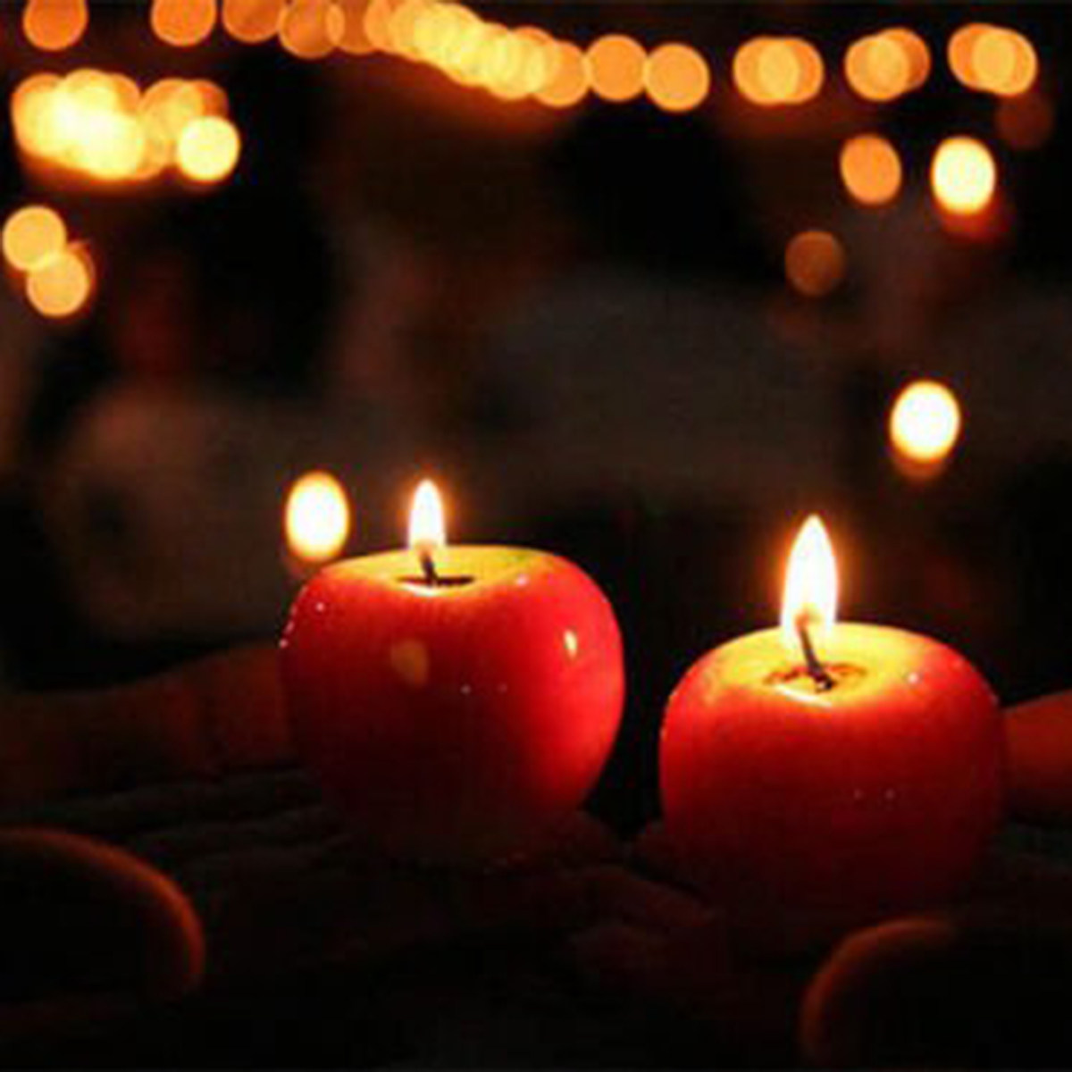 Medium Simulation Apple Candle - Soy Wax review and price