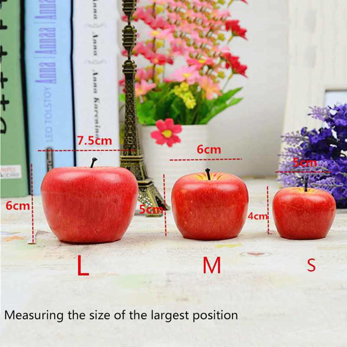 Medium Simulation Apple Candle - Soy Wax review and price